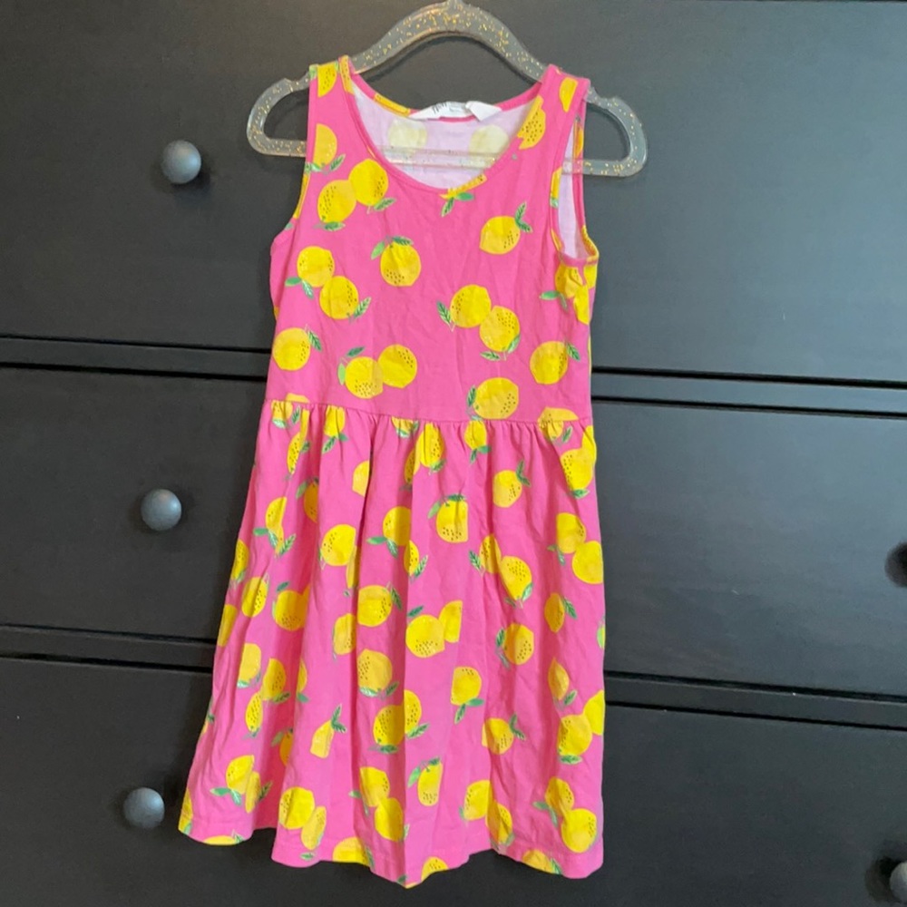 H&M 4-6y lemon dress 🍋